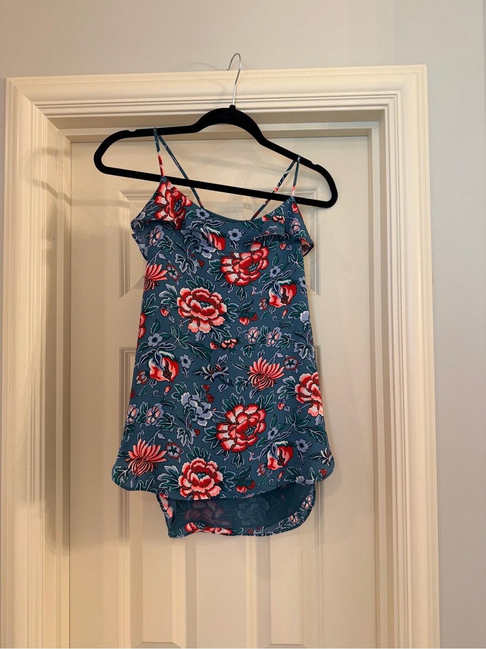 Loft Floral Spaghetti Strap Tank Top